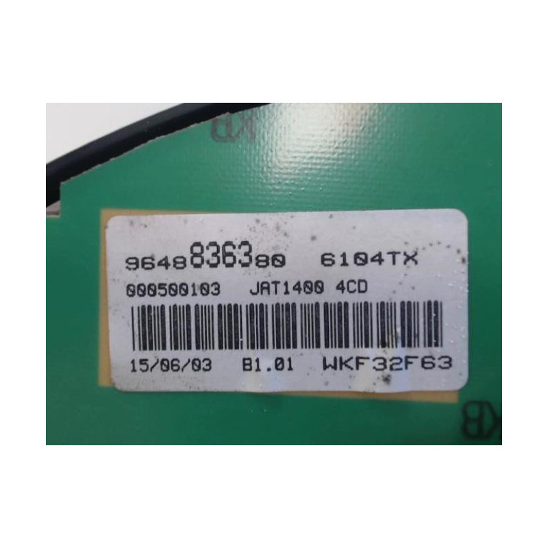 Compteur PEUGEOT 206 PHASE 2 d’occasion