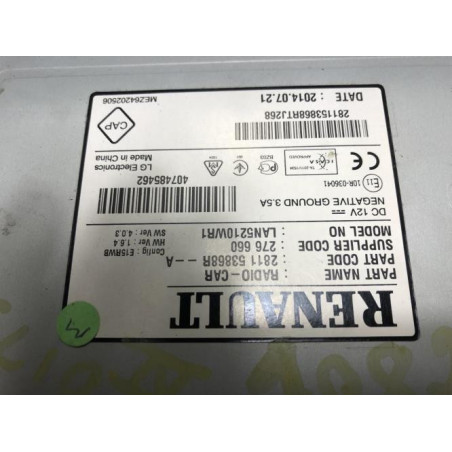 Ecran GPS RENAULT CLIO 4 PHASE 1 BREAK d’occasion