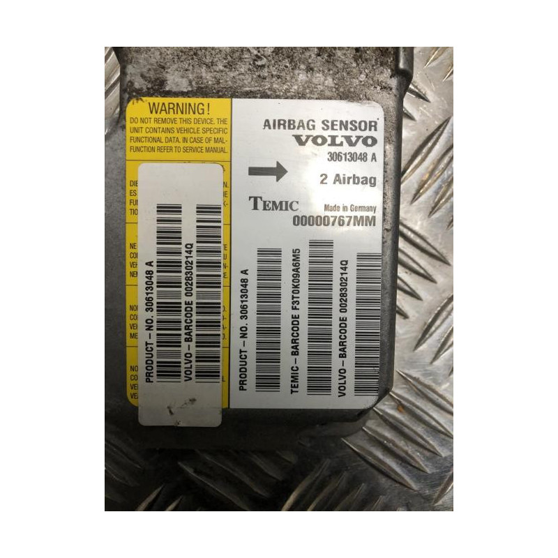 Boitier air bag VOLVO V 40 1 PHASE 2 BREAK d’occasion
