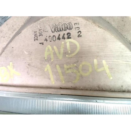Optique avant principal droit (feux)(phare) CITROEN BX BREAK d’occasion
