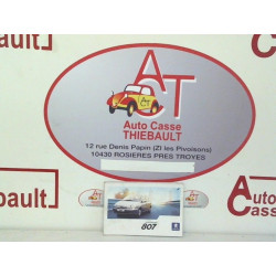 Notice d'utilisation PEUGEOT 807 PHASE 1 d’occasion