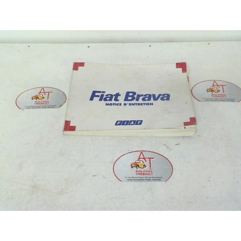Notice d'utilisation FIAT BRAVA d’occasion