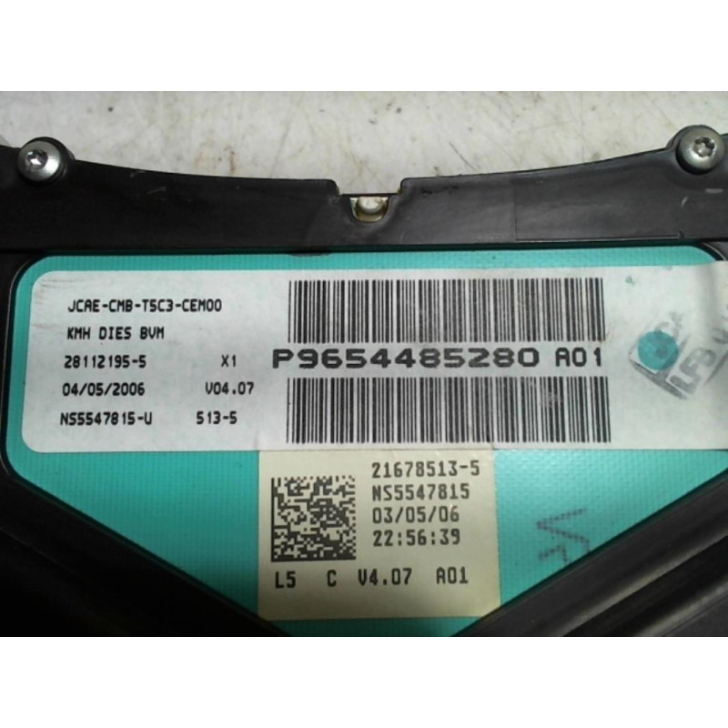 Compteur PEUGEOT 307 PHASE 1 d’occasion