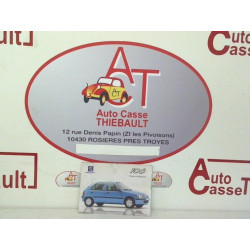 Notice d'utilisation PEUGEOT 106 PHASE 1 d’occasion