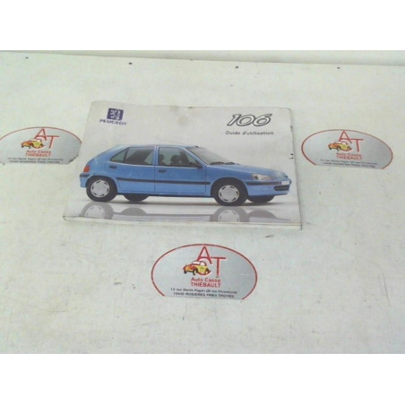 Notice d'utilisation PEUGEOT 106 PHASE 1 d’occasion