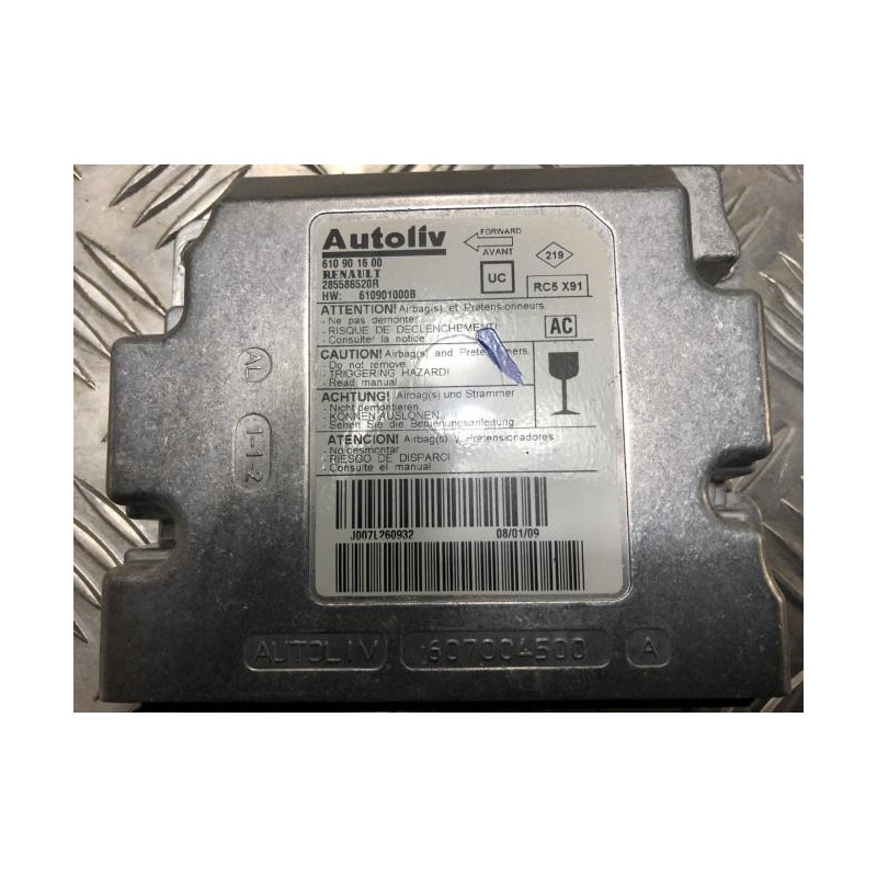 Boitier air bag RENAULT LAGUNA 3 PHASE 1 d’occasion