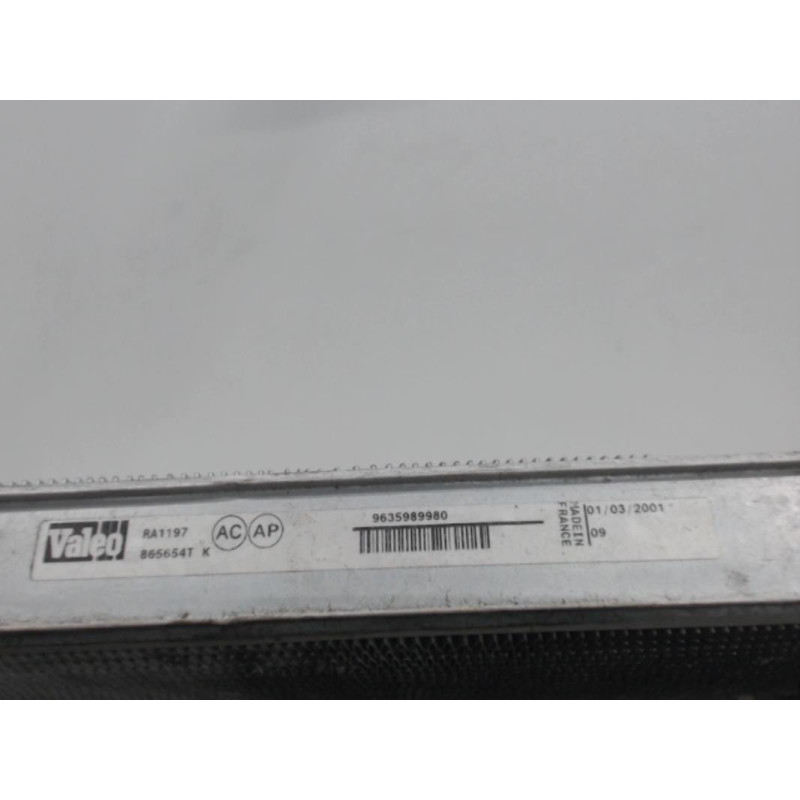 Radiateur eau CITROEN C5 1 PHASE 1 d’occasion