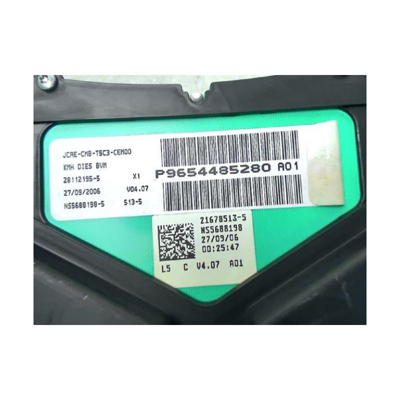 Compteur PEUGEOT 307 PHASE 2 d’occasion