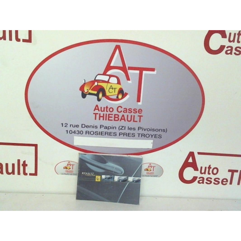 Notice d'utilisation RENAULT LAGUNA II PHASE 1 d’occasion
