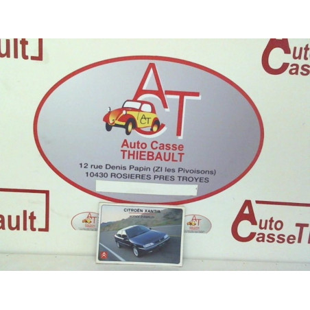 Notice d'utilisation CITROEN XANTIA PHASE 1 d’occasion