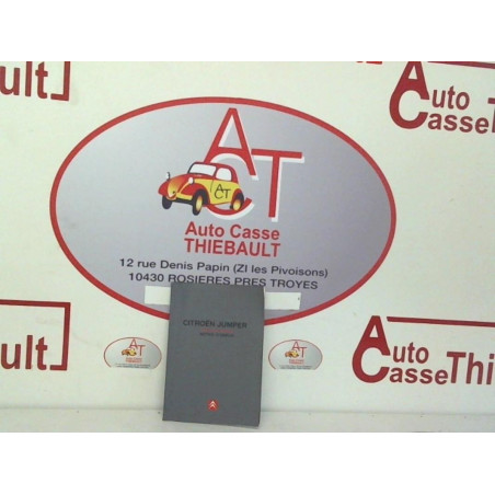Notice d'utilisation CITROEN JUMPER I FOURGON TOLE d’occasion