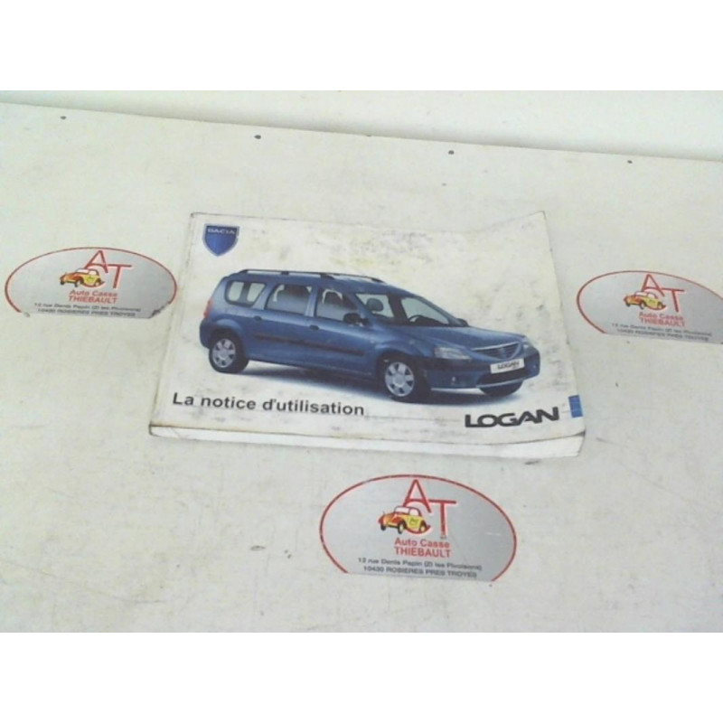Notice d'utilisation DACIA LOGAN MCV d’occasion