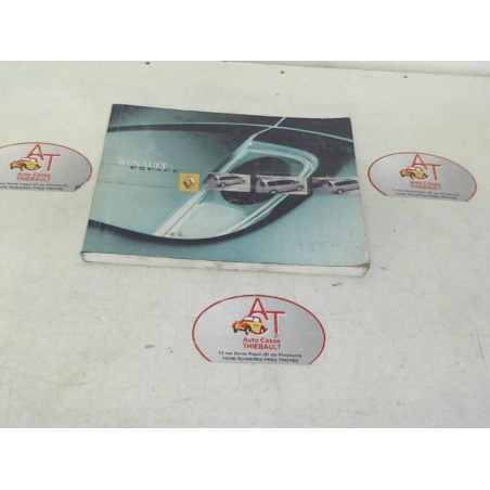 Notice d'utilisation RENAULT ESPACE IV PHASE 1 d’occasion