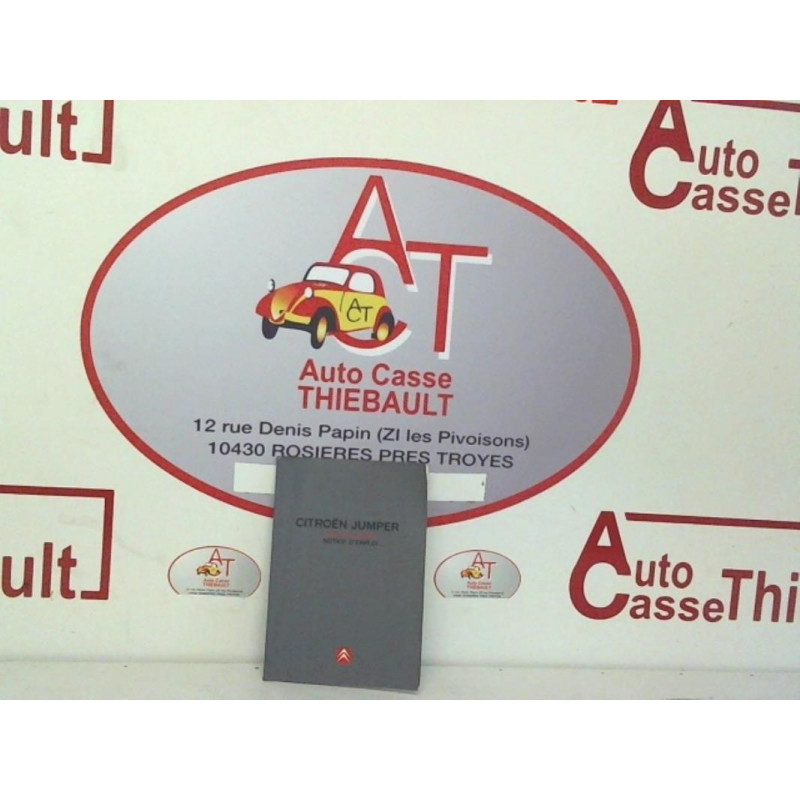 Notice d'utilisation CITROEN JUMPER I FOURGON TOLE d’occasion