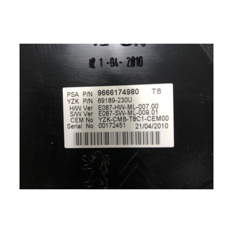Compteur PEUGEOT 5008 1 PHASE 1 d’occasion