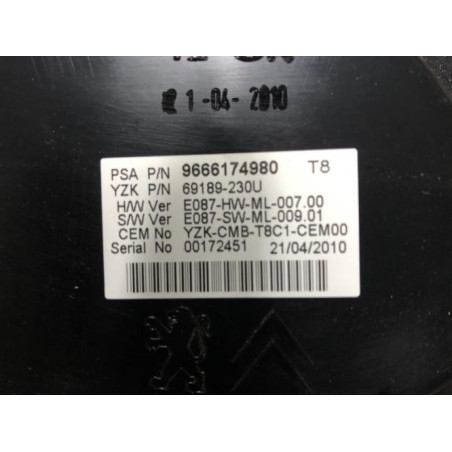Compteur PEUGEOT 5008 1 PHASE 1 d’occasion