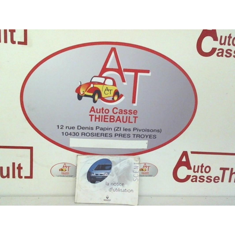 Notice d'utilisation RENAULT SCENIC I PHASE 2 d’occasion