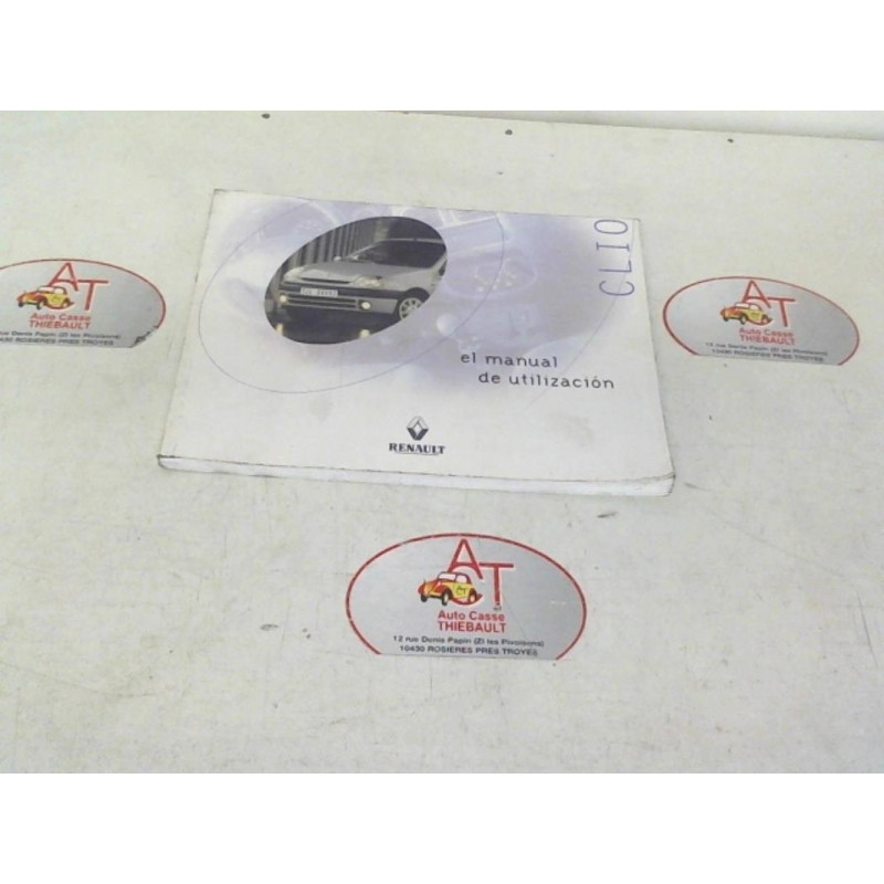 Notice d'utilisation RENAULT CLIO I PHASE 1 d’occasion