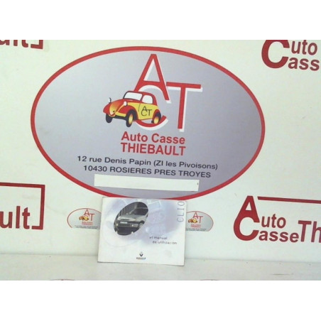 Notice d'utilisation RENAULT CLIO I PHASE 1 d’occasion