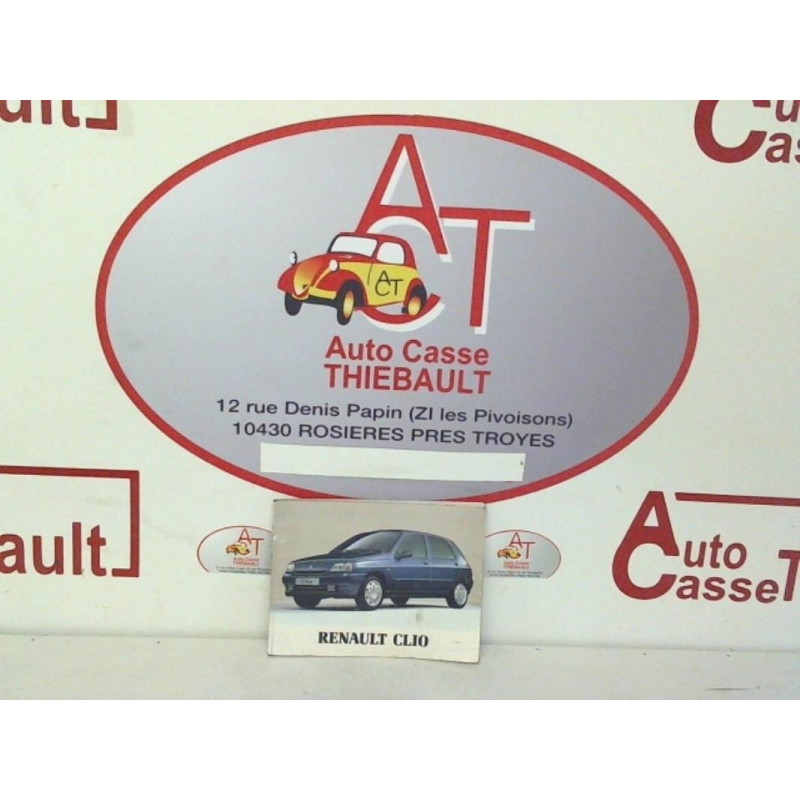 Notice d'utilisation RENAULT CLIO I PHASE 1 d’occasion