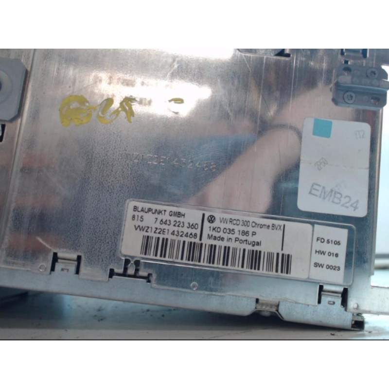 Autoradio d'origine VOLKSWAGEN CADDY 1 d’occasion