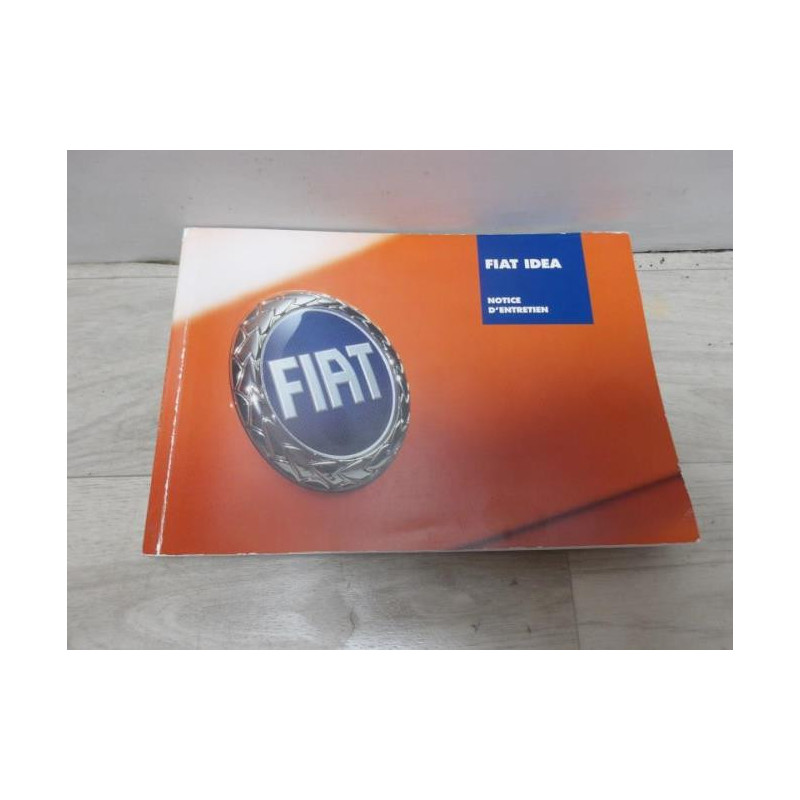 Notice d'utilisation FIAT IDEA PHASE 2 d’occasion