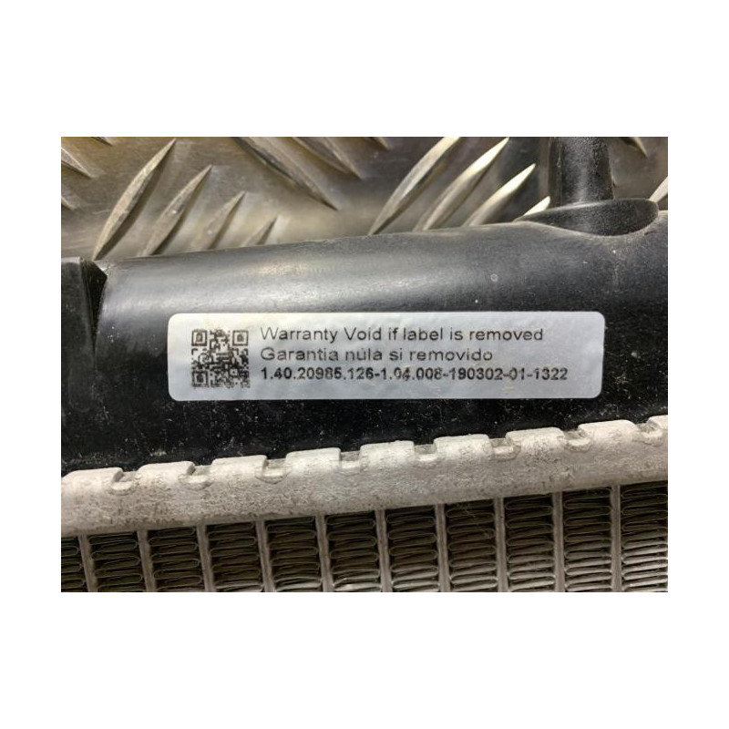 Radiateur eau CITROEN XSARA PHASE 2 BREAK d’occasion