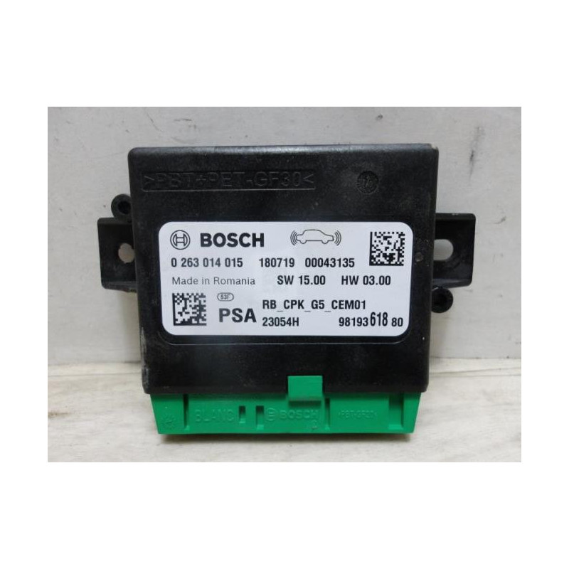 Boitier d'aide au stationnement PEUGEOT 208 1 PHASE 2 d’occasion