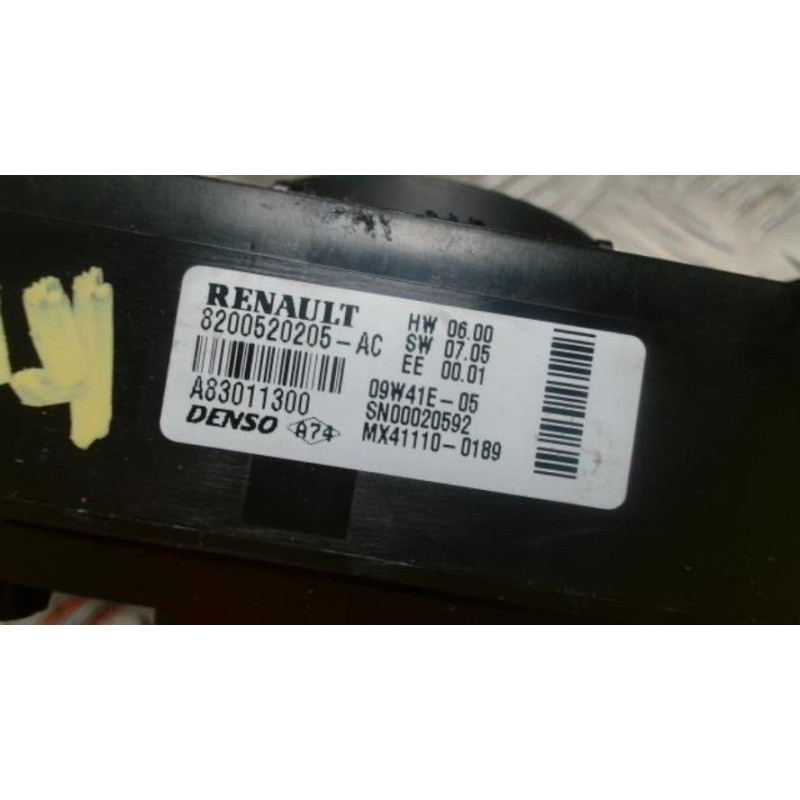 Commande chauffage RENAULT KANGOO 2 PHASE 1 d’occasion