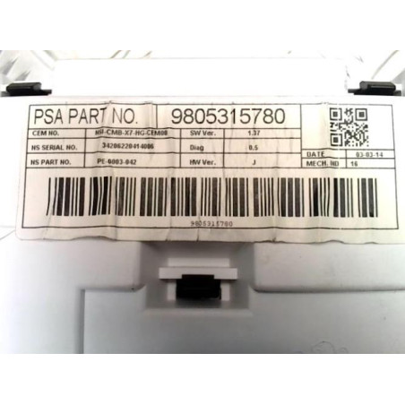 Compteur CITROEN C5 2 BREAK d’occasion