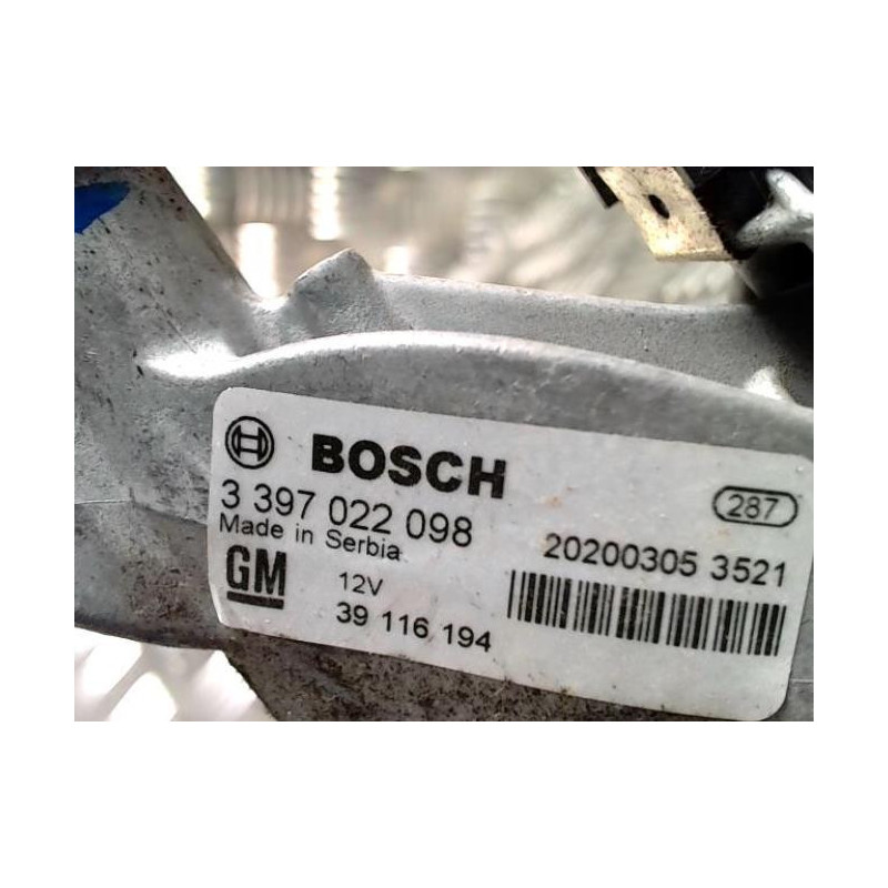 Moteur essuie glace avant droit OPEL ASTRA K PHASE 2 d’occasion
