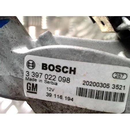 Moteur essuie glace avant droit OPEL ASTRA K PHASE 2 d’occasion