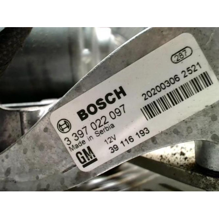 Moteur essuie glace avant gauche OPEL ASTRA K PHASE 2 d’occasion