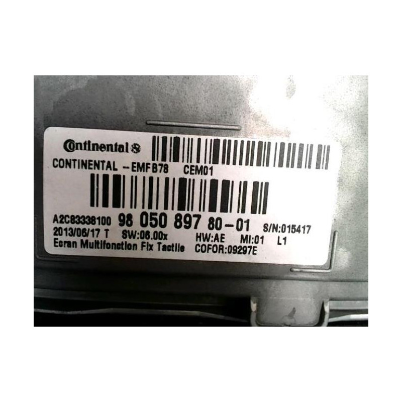 Ecran GPS CITROEN C4 PICASSO 2 PHASE 1 d’occasion