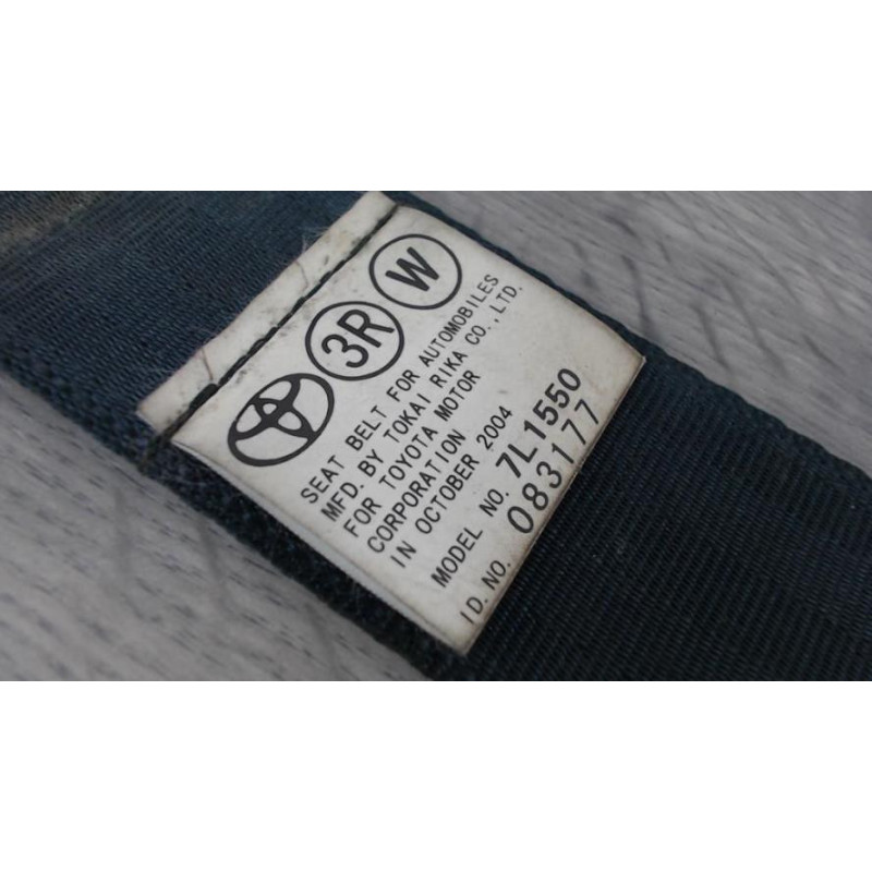Ceinture arriere droite troisieme ligne TOYOTA COROLLA VERSO 2 PHASE 1 d’occasion