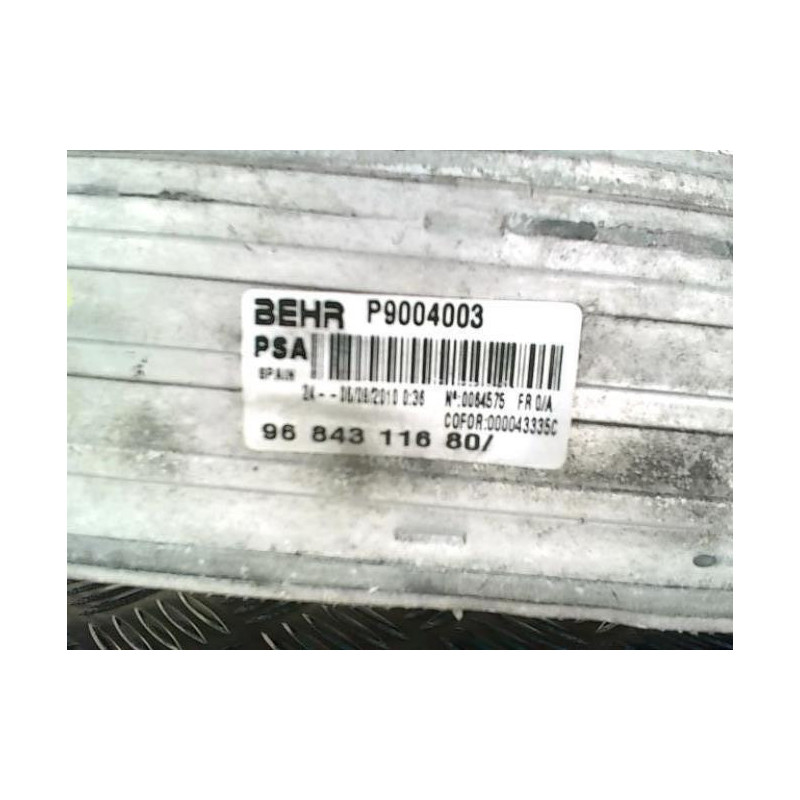 Echangeur air (Intercooler) PEUGEOT 207 PHASE 2 d’occasion