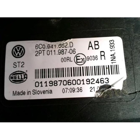 Anti brouillard droit (feux) VOLKSWAGEN POLO 5 PHASE 2 d’occasion