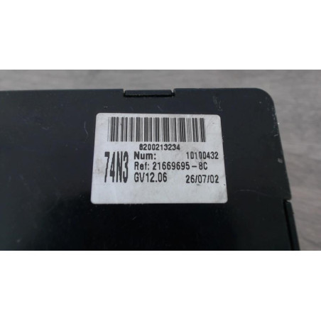 Boitier servitude moteur (BSM) RENAULT LAGUNA 2 PHASE 2 BREAK d’occasion