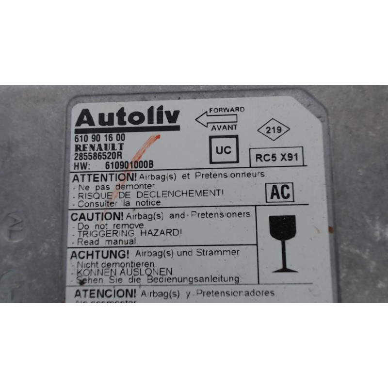 Boitier air bag RENAULT LAGUNA 3 PHASE 1 BREAK d’occasion