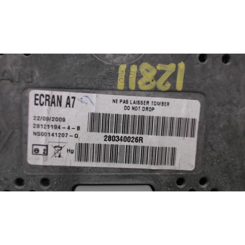 Ecran GPS RENAULT LAGUNA 3 PHASE 1 BREAK d’occasion