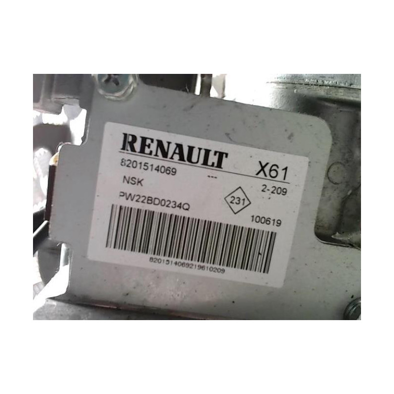 Colonne de direction RENAULT KANGOO 2 PHASE 2 d’occasion