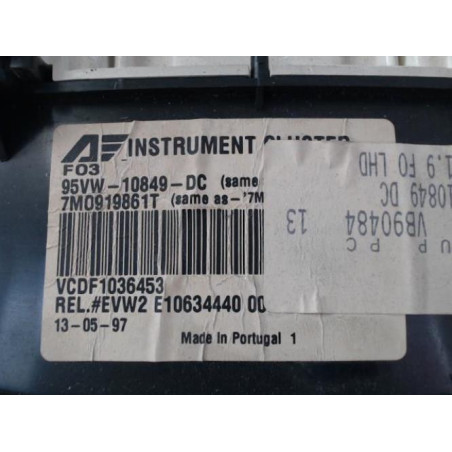 Compteur FORD GALAXY 1 PHASE 1 d’occasion