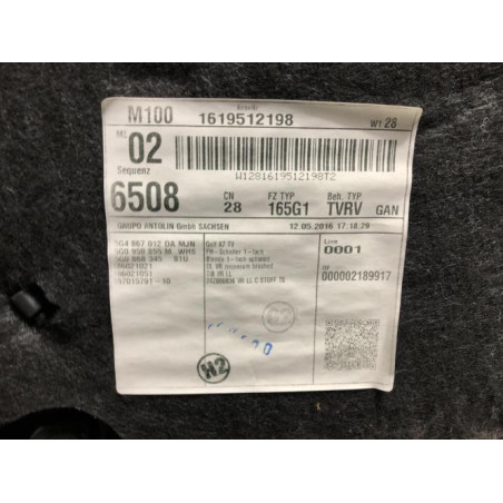 Panneau de porte avant droit VOLKSWAGEN GOLF 7 PHASE 1 d’occasion