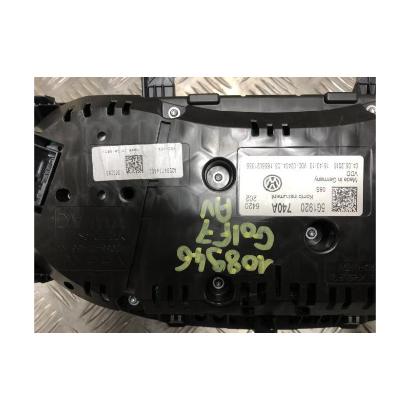 Compteur VOLKSWAGEN GOLF 7 PHASE 1 d’occasion