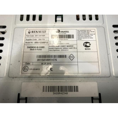 Autoradio d'origine RENAULT CLIO 4 PHASE 1 d’occasion