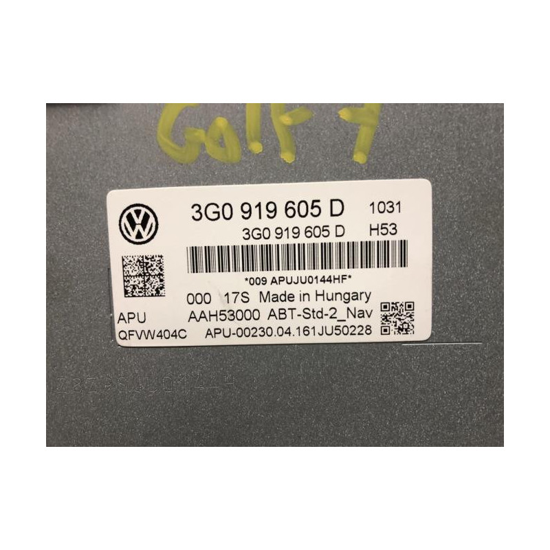 Ecran GPS VOLKSWAGEN GOLF 7 PHASE 1 d’occasion
