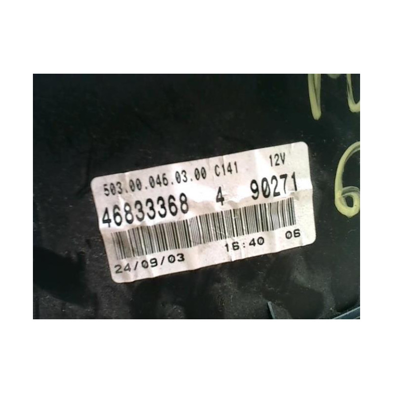 Compteur FIAT PUNTO 2 PHASE 2 d’occasion