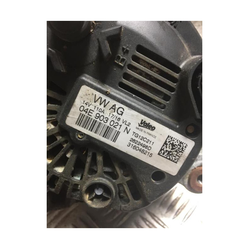 Alternateur VOLKSWAGEN GOLF 7 PHASE 1 d’occasion