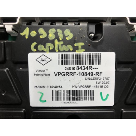 Compteur RENAULT CAPTUR 1 PHASE 2 d’occasion