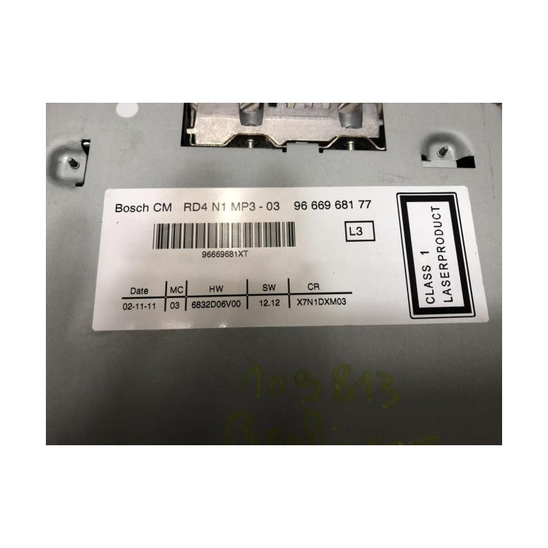 Autoradio d'origine CITROEN BERLINGO 2 PHASE 1 d’occasion